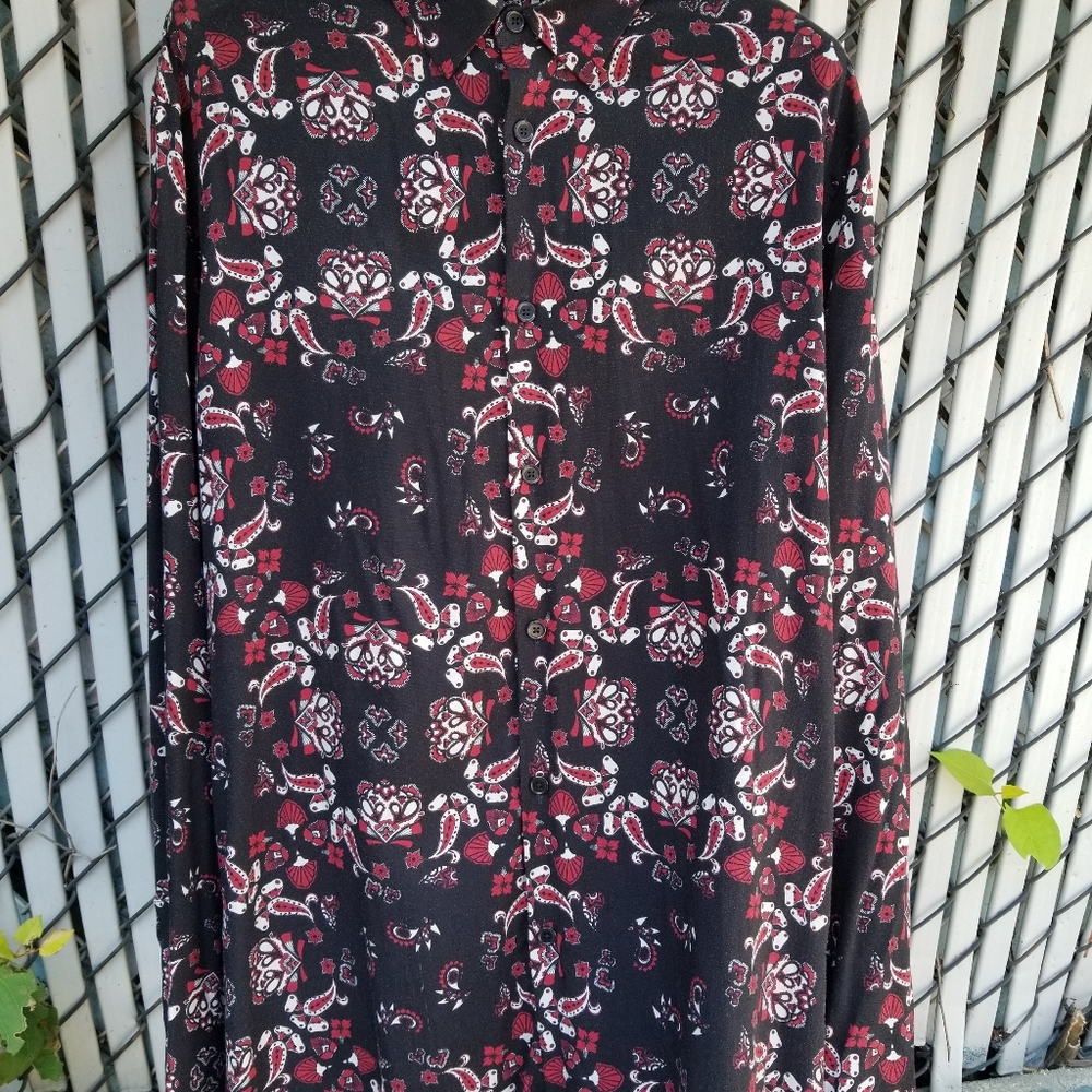 The Kooples Paris paisley print shirt